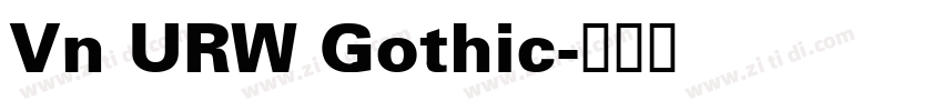 Vn URW Gothic字体转换